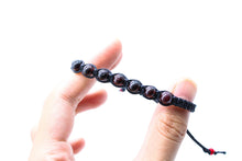 Load image into Gallery viewer, Handmade Garnet Bead Bracelet, Hypoallergenic Cord