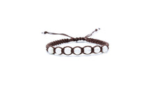 Load image into Gallery viewer, Handmade Moonstone Bracelet: Woven Cord, Intuition Stone