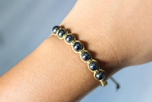 Load image into Gallery viewer, Handmade Hematite Bead Bracelet, Hypoallergenic Cording
