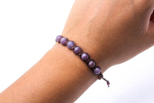 Load image into Gallery viewer, Handmade Lepidolite Bead Bracelet - Calming Stone of Transition