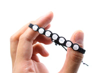 Load image into Gallery viewer, Handmade Selenite Bead Bracelet, Hypoallergenic Cord