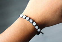 Load image into Gallery viewer, Handmade Selenite Bead Bracelet, Hypoallergenic Cord