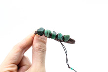 Load image into Gallery viewer, Raw Emerald Bracelet - May Birthstone