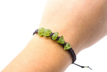 Load image into Gallery viewer, Raw Peridot Bracelet - August Birthstone