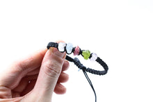Load image into Gallery viewer, Libra Raw Gemstone Bracelet - Clear Quartz - Aquamarine - Pink Tourmaline - Peridot - Rose Quartz