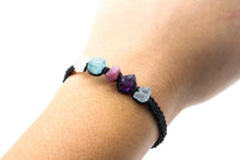 Load image into Gallery viewer, Pisces Raw Gemstone Bracelet - Aquamarine - Amethyst - Pink Tourmaline - Blue Apatite - Moonstone