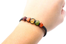 Load image into Gallery viewer, Leo Raw Gemstone Bracelet - Ruby - Sunstone - Citrine - Peridot - Carnelian
