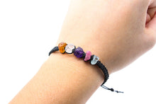 Load image into Gallery viewer, Scorpio Raw Gemstone Bracelet - Citrine - Clear Quartz - Amethyst - Pink Tourmaline - Aquamarine