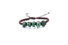 Load image into Gallery viewer, Raw Emerald Bracelet - May Birthstone