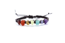 Load image into Gallery viewer, Raw Gemstone Chakra Bracelet