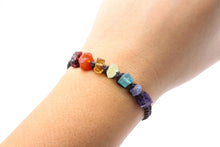 Load image into Gallery viewer, Raw Gemstone Chakra Bracelet