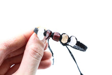 Load image into Gallery viewer, Capricorn Raw Gemstone Bracelet - Moonstone - Garnet - Ruby - Topaz - Rose Quartz