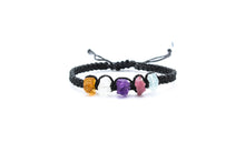 Load image into Gallery viewer, Scorpio Raw Gemstone Bracelet - Citrine - Clear Quartz - Amethyst - Pink Tourmaline - Aquamarine