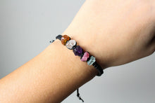 Load image into Gallery viewer, Scorpio Raw Gemstone Bracelet - Citrine - Clear Quartz - Amethyst - Pink Tourmaline - Aquamarine