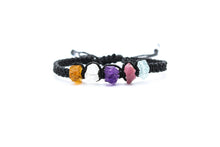Load image into Gallery viewer, Scorpio Raw Gemstone Bracelet - Citrine - Clear Quartz - Amethyst - Pink Tourmaline - Aquamarine