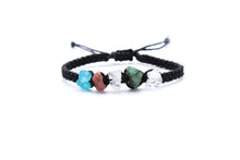Load image into Gallery viewer, Taurus Raw Gemstone Bracelet - Blue Apatite - Pink Tourmaline - Rose Quartz - Emerald - Clear Quartz