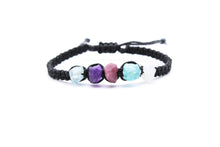 Load image into Gallery viewer, Pisces Raw Gemstone Bracelet - Aquamarine - Amethyst - Pink Tourmaline - Blue Apatite - Moonstone