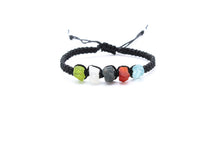 Load image into Gallery viewer, Virgo Raw Gemstone Bracelet - Peridot - Moonstone - Blue Sapphire - Carnelian - Blue Apatite