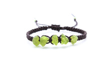 Load image into Gallery viewer, Raw Peridot Bracelet - August Birthstone