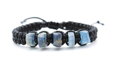 Load image into Gallery viewer, Raw Blue Kyanite Bracelet - Thick Gemstone Bracelet