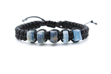 Load image into Gallery viewer, Raw Blue Kyanite Bracelet - Thick Gemstone Bracelet