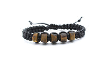 Load image into Gallery viewer, Raw Tigers Eye Bracelet - Thick Gemstone Bracelet