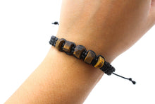 Load image into Gallery viewer, Raw Tigers Eye Bracelet - Thick Gemstone Bracelet