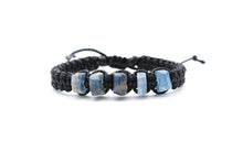 Load image into Gallery viewer, Raw Blue Kyanite Bracelet - Thick Gemstone Bracelet