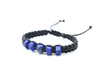 Load image into Gallery viewer, Raw Lapis Lazuli Bracelet - Thick Gemstone Bracelet